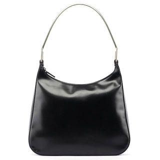 Prada Black Vitello Metallo Shoulder Bag