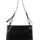 Prada Black Vitello Tessuto Shoulder Bag