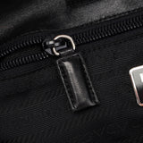 Prada Sac bandoulière en laine et fourrure noires