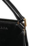 Prada BN0315 Black Vitello Chic Shoulder Bag
