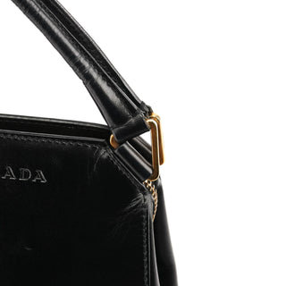 Prada BN0315 Black Vitello Chic Shoulder Bag