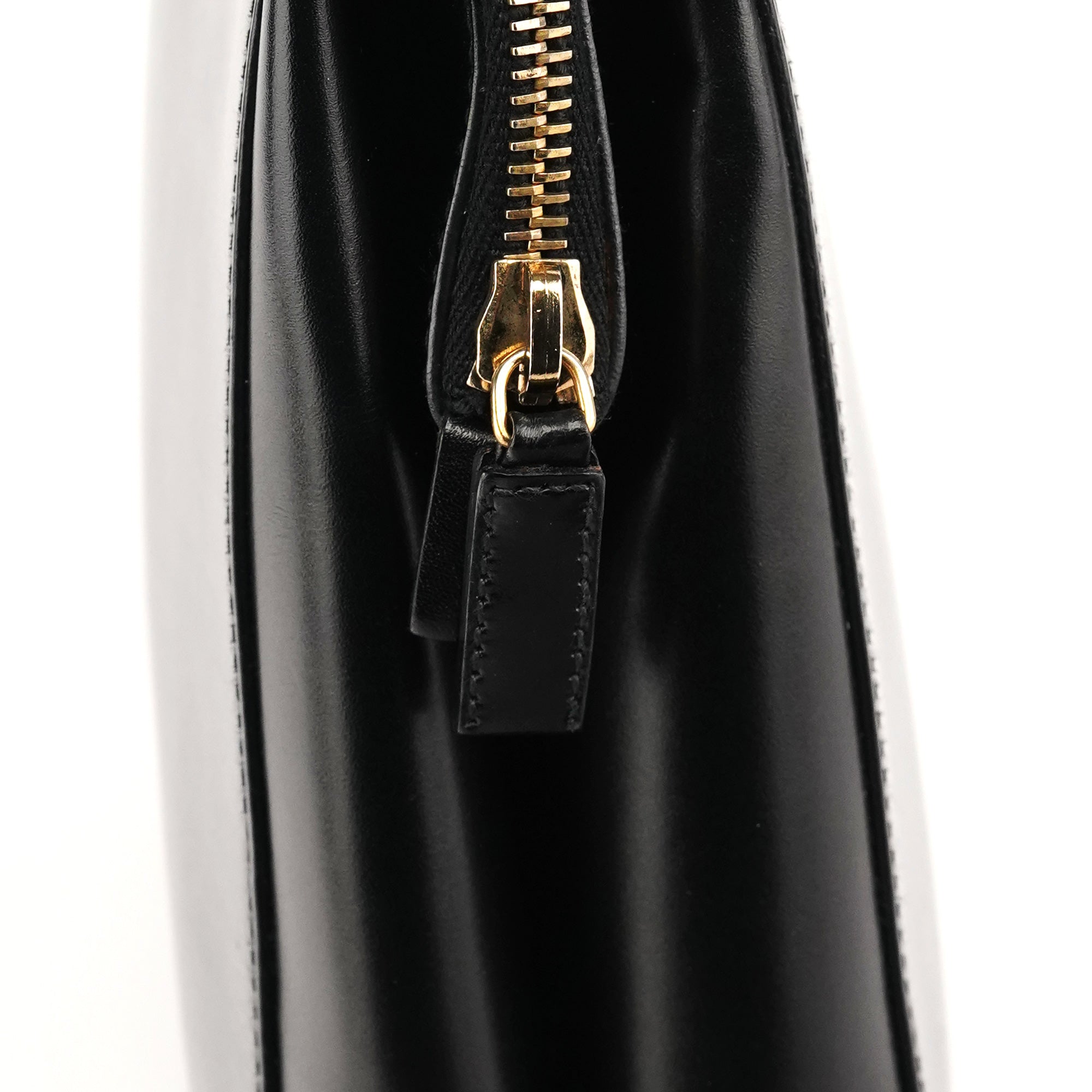 Prada BN0315 Black Vitello Chic Shoulder Bag