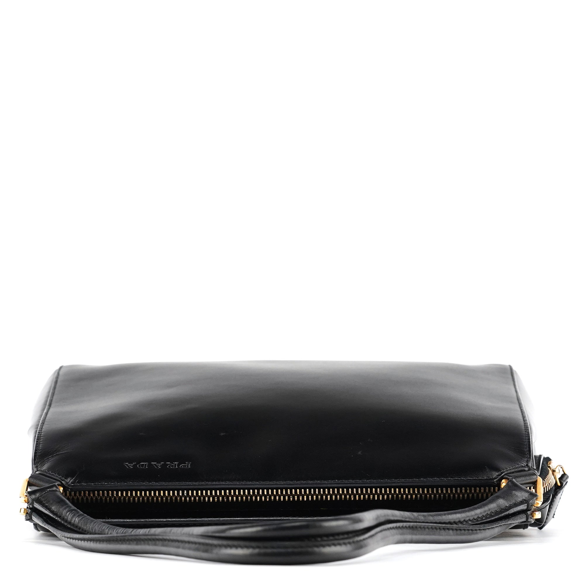 Prada BN0315 Black Vitello Chic Shoulder Bag