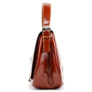 Prada BN0526 Brown Vernice Old Shoulder Bag