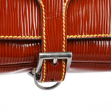 Prada BN0526 Brown Vernice Old Shoulder Bag