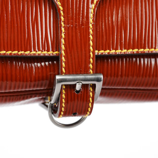 Prada BN0526 Brown Vernice Old Shoulder Bag