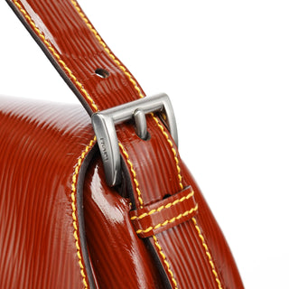 Prada BN0526 Brown Vernice Old Shoulder Bag