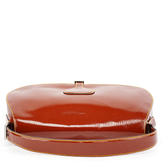 Prada BN0526 Brown Vernice Old Shoulder Bag