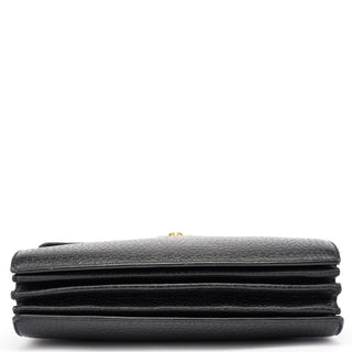 Prada BN0960 Black Berlino Sound Leather Top Handle Bag