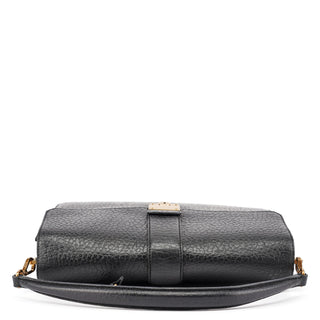 Prada BN0960 Black Berlino Sound Leather Top Handle Bag