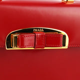 Prada BN1670 Red Spazzolato Leather Bow Mini Bag
