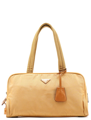 Prada BR0140 Beige Tessuto Sport Bowling Bag