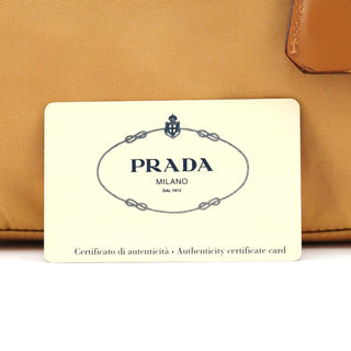 Prada BR0140 Beige Tessuto Sport Bowling Bag