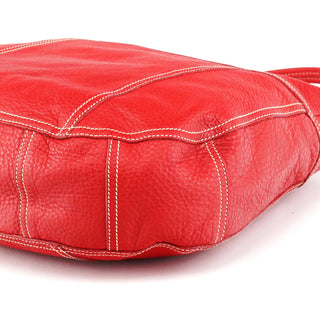 Prada BR1608 Red Leather Shoulder Bag