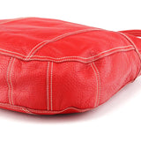 Prada BR1608 Red Vitello Summer Hobo Shoulder Bag