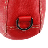 Prada BR1608 Red Vitello Summer Hobo Shoulder Bag