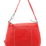 Prada BR1608 Red Vitello Summer Hobo Shoulder Bag