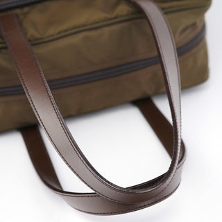 Prada BR1787 Green Tessuto Tote Bag