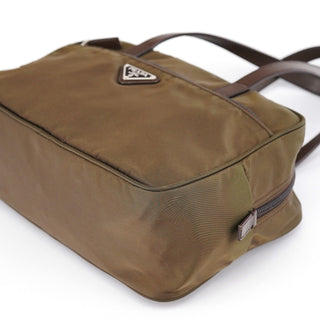 Prada BR1787 Green Tessuto Tote Bag