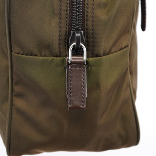 Prada BR1787 Green Tessuto Tote Bag