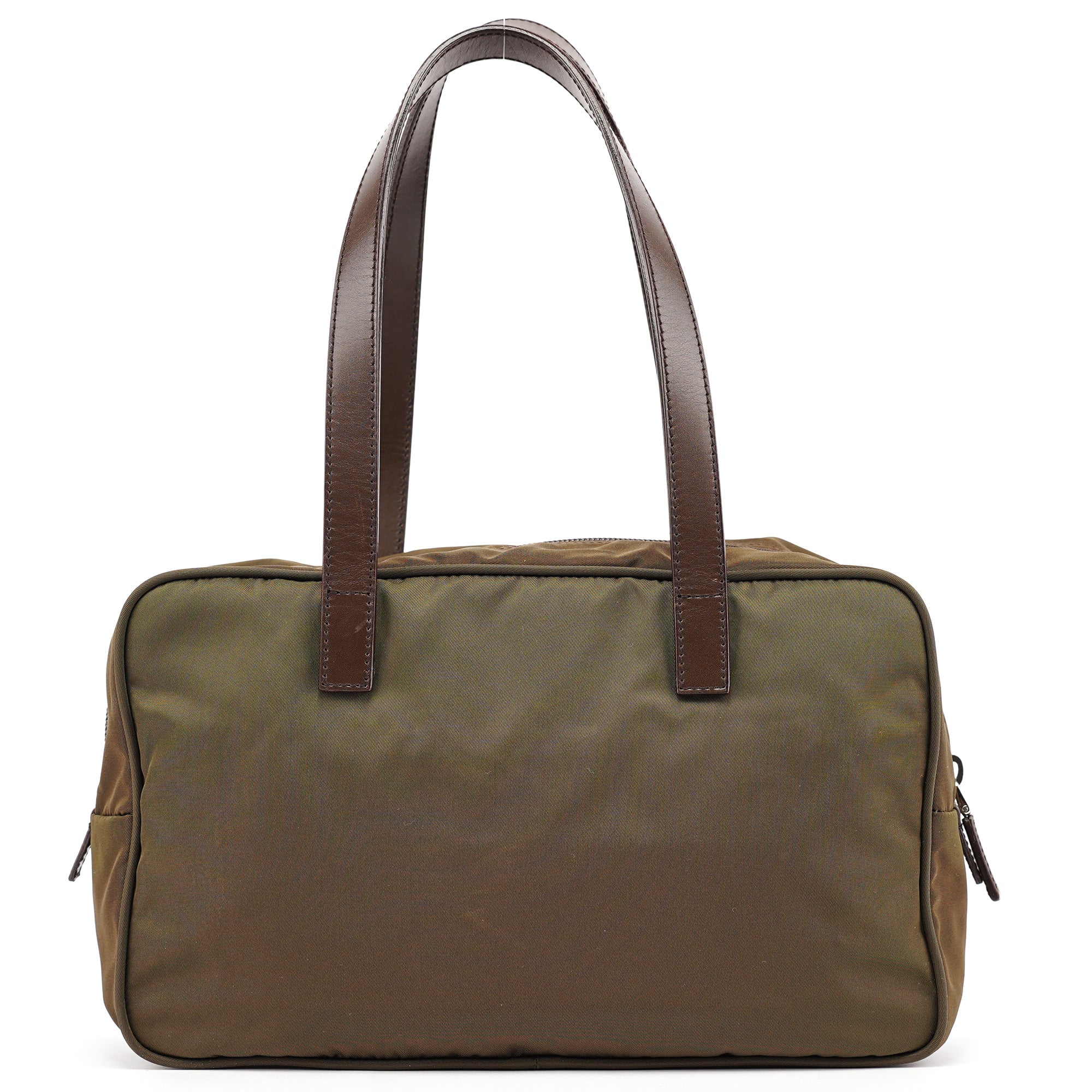 Prada BR1787 Green Tessuto Tote Bag