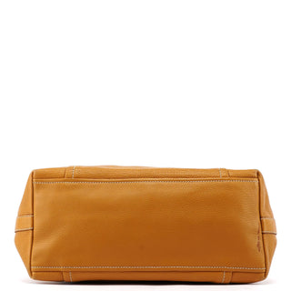 Prada BR2252 Beige Leather Tote Bag