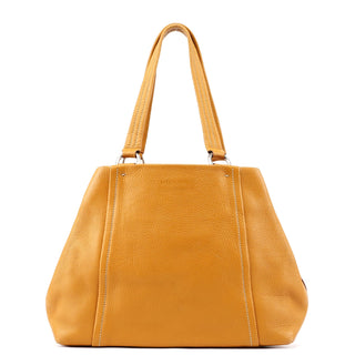 Prada BR2252 Beige Leather Tote Bag