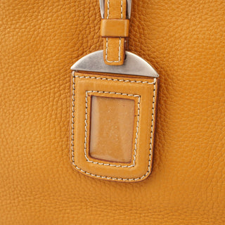 Prada BR2252 Beige Leather Tote Bag