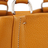 Prada BR2252 Beige Leather Tote Bag