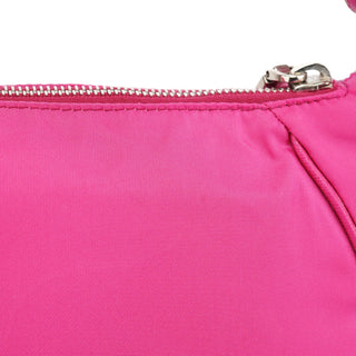 Prada BR2741 Pink Tessuto Mini Hobo Bag