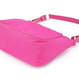 Prada BR2741 Pink Tessuto Mini Hobo Bag