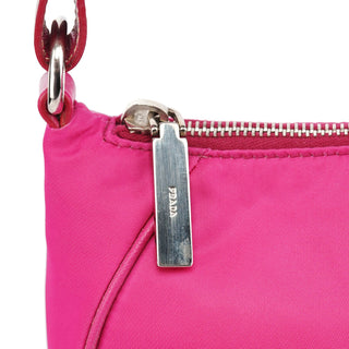 Prada BR2741 Pink Tessuto Mini Hobo Bag
