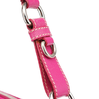 Prada BR2741 Pink Tessuto Mini Hobo Bag