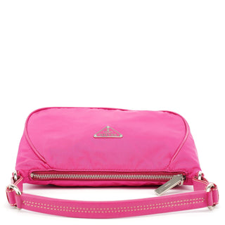 Prada BR2741 Pink Tessuto Mini Hobo Bag