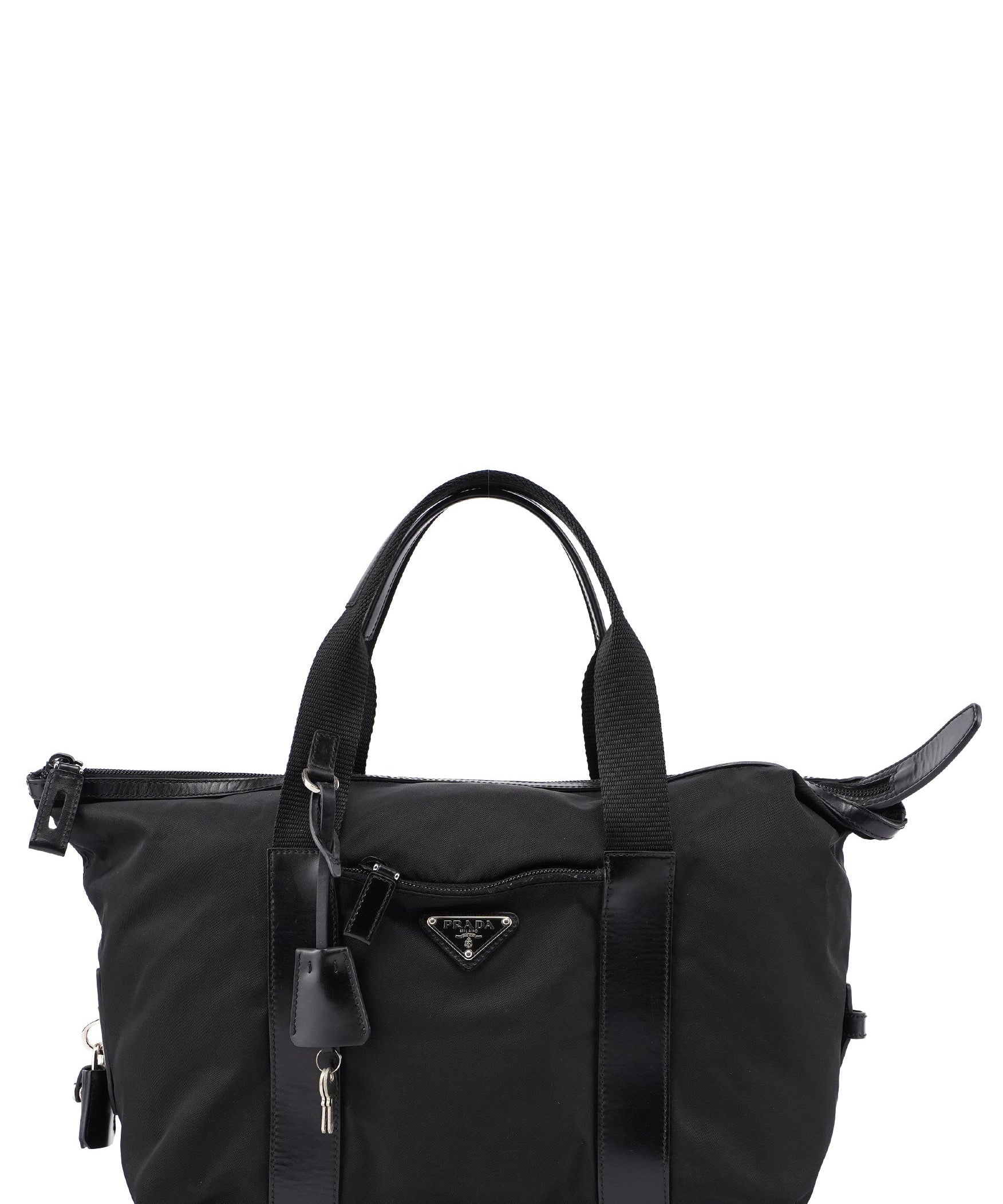 Prada BR3698 Black Tessuto Tote