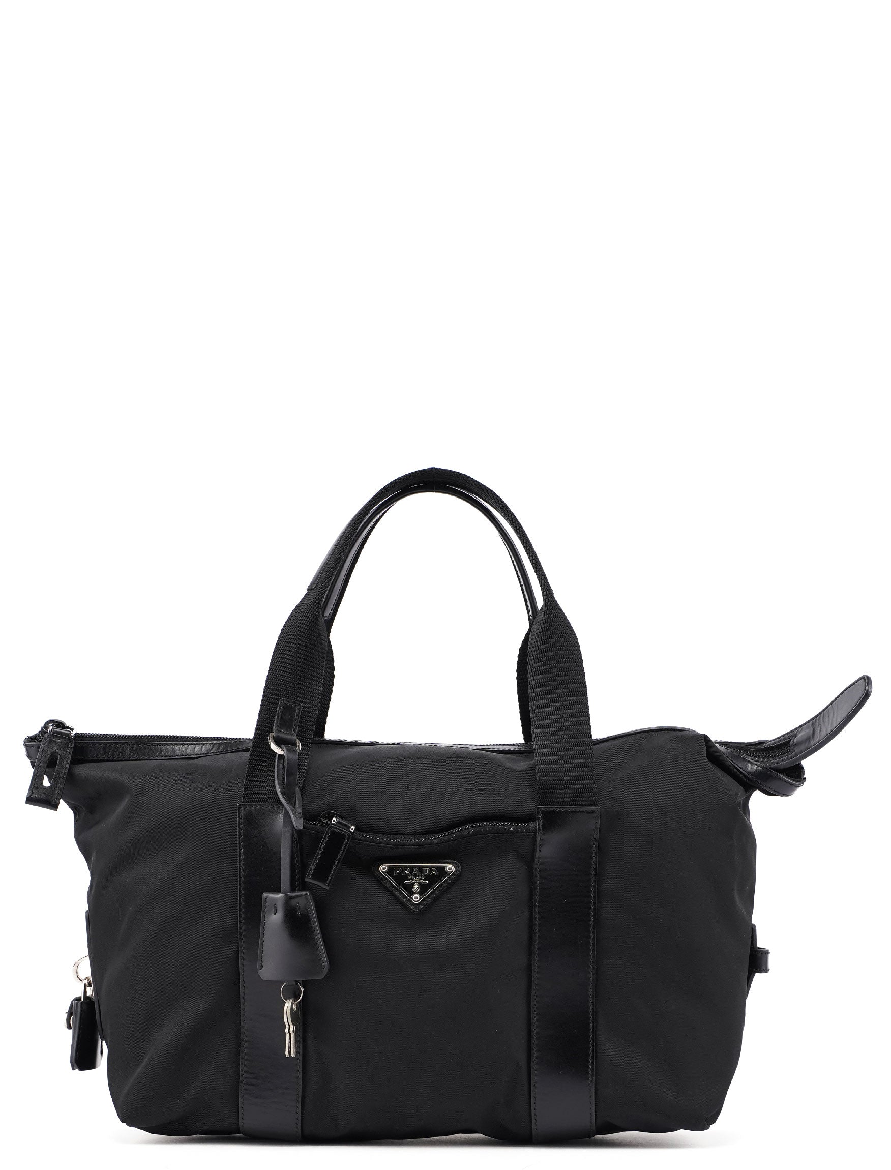 Prada BR3698 Black Tessuto Tote