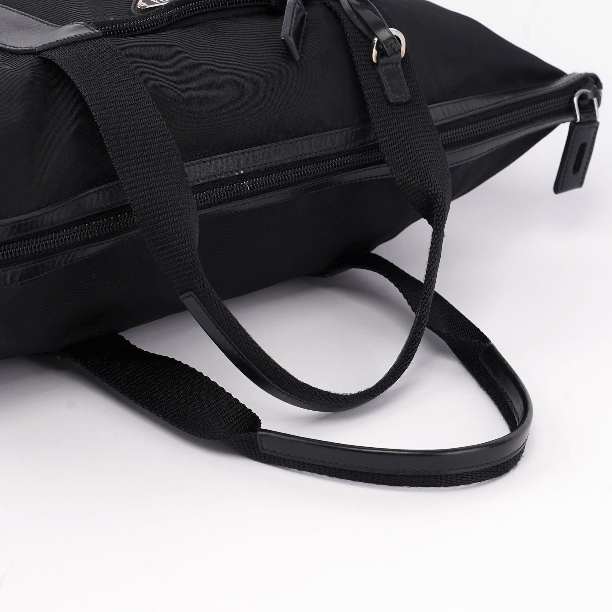 Prada BR3698 Black Tessuto Tote