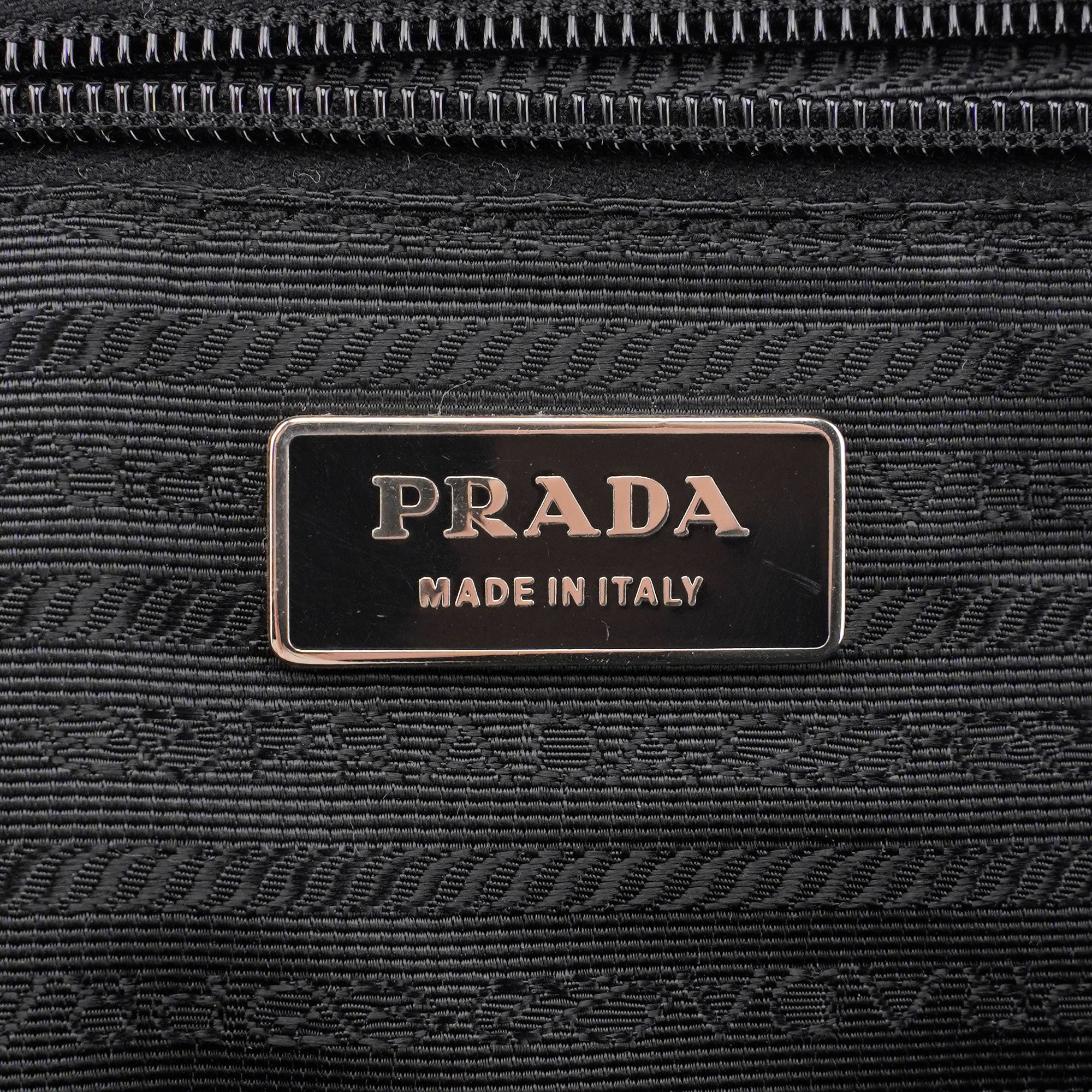 Prada BR3698 Black Tessuto Tote