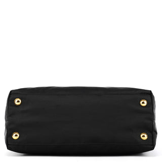 Prada BR3855 Black Tessuto City Nylon Tote Bag