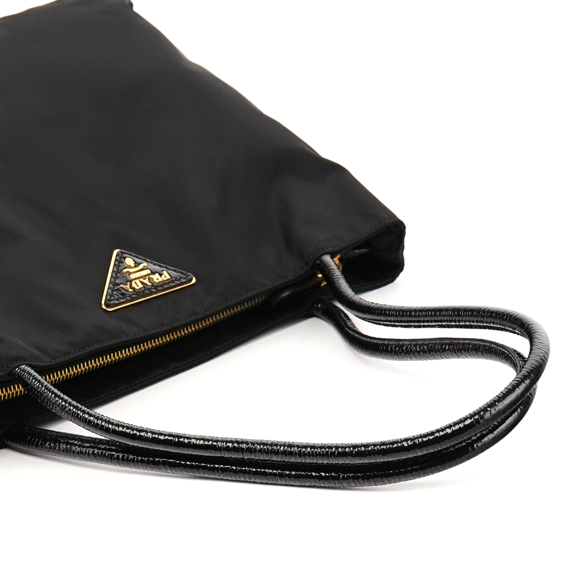 Prada BR3855 Black Tessuto City Nylon Tote Bag