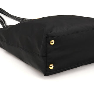 Prada BR3855 Black Tessuto City Nylon Tote Bag
