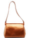 Prada Bronze Patent Leather Hobo Shoulder Bag