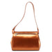 Prada Bronze Patent Leather Hobo Shoulder Bag