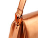 Prada Bronze Patent Leather Hobo Shoulder Bag