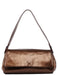 Prada Bronze Spazzolato Shoulder Bag