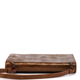 Prada Bronze Tartaruga Patent Shoulder Bag