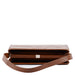 Prada Bronze Vernice Satin Shoulder Bag