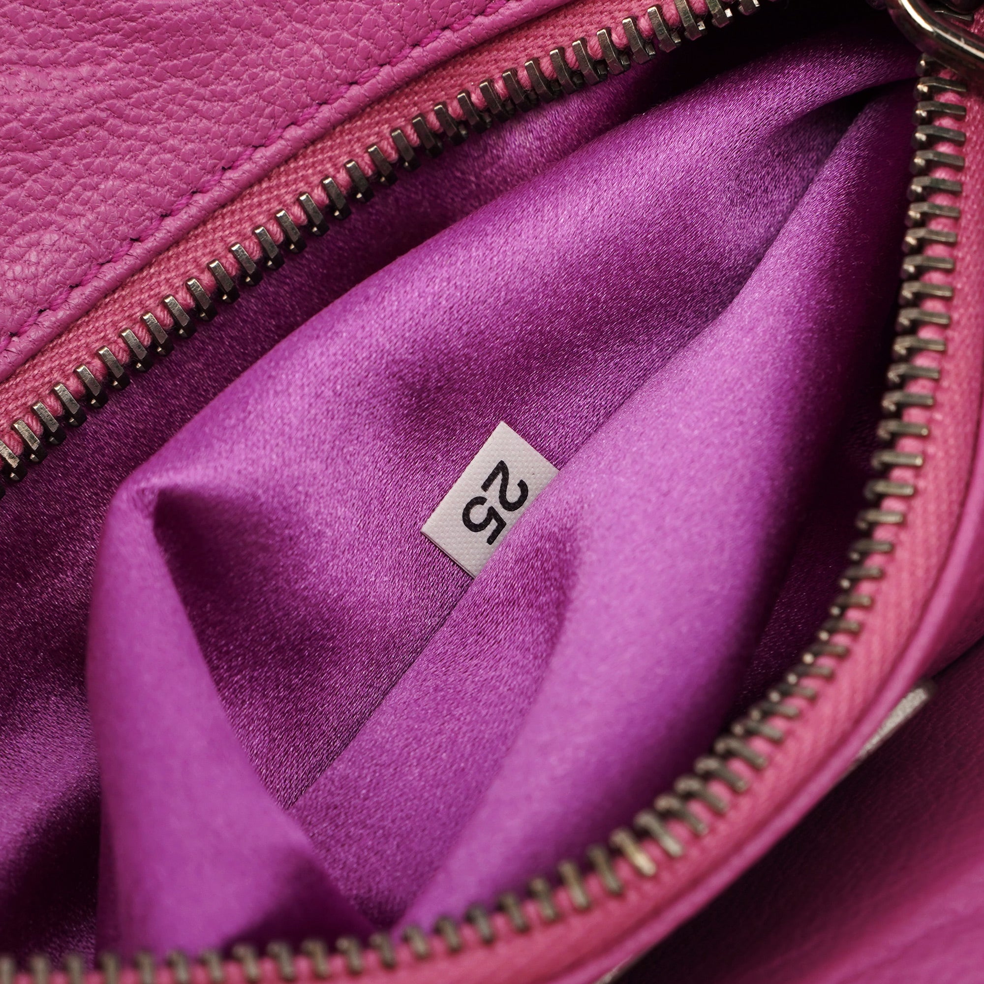 Prada Brown Calf Shine Hobo Shoulder Bag