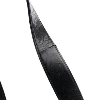 Prada Brown Calfskin Buckle Shoulder Bag