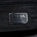 Prada Brown Calfskin Buckle Shoulder Bag